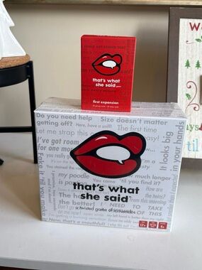 That’s What She Said Party Game - With expansion pack